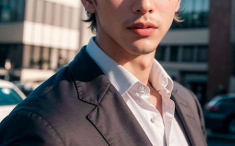 主打美男子 帅气 英气逼人