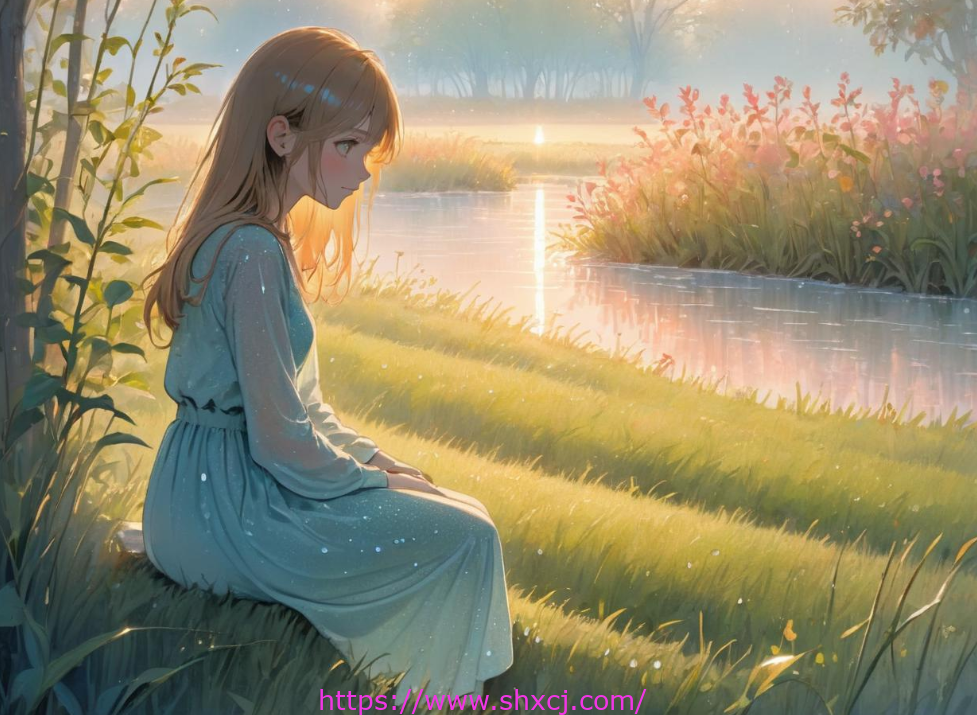 唯美感觉卡通风景