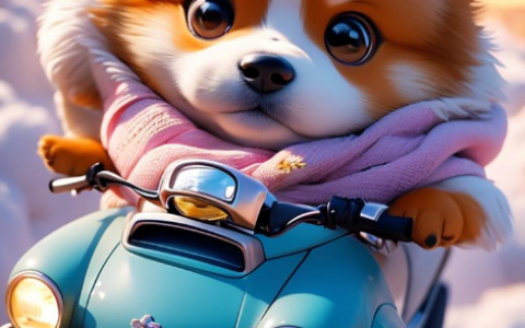 3D可爱卡通 小柯基