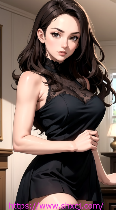 卡通黑丝美少女