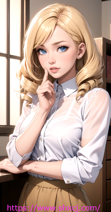 卡通黑丝美少女