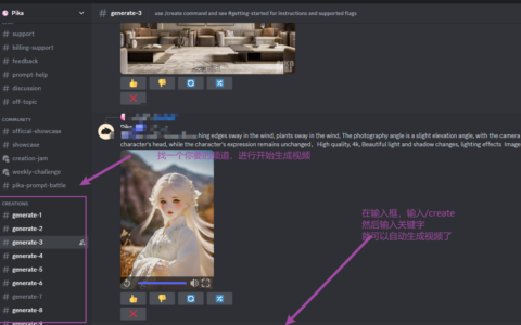 8-2 用Pika来免费生成视频