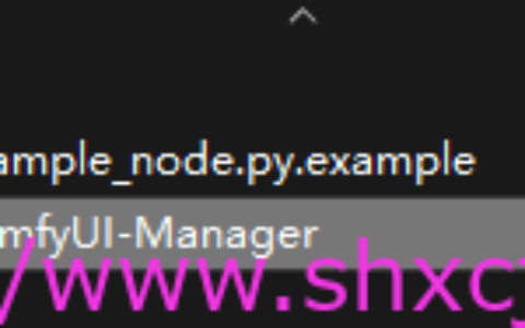 6-4 安装和使用ComfyUI扩展插件