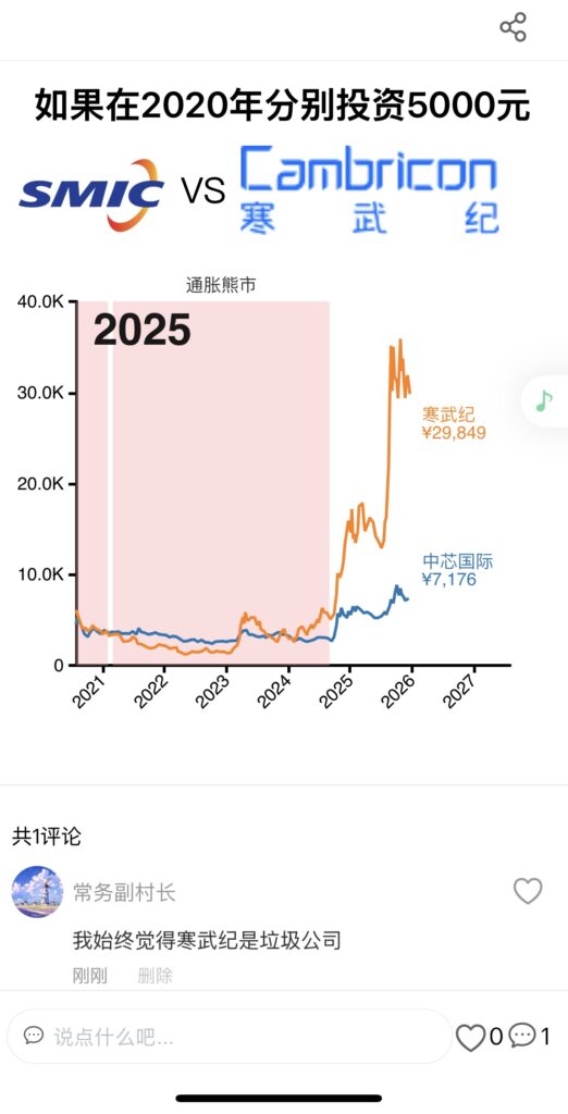 寒武纪与中芯国际商业对比分析报告